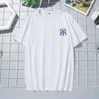 Summer Men's T-Shirt, Loose Fit Cotton Crew Neck