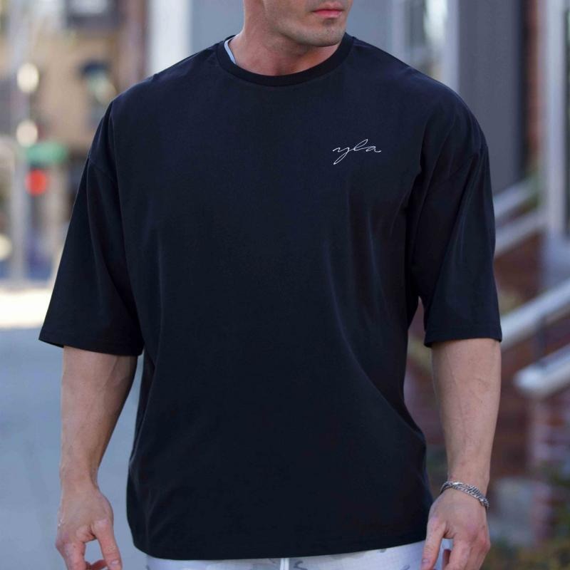 Men's Cotton Stretch Fitness T-shirt