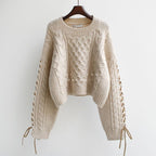 2023 Trendy Oversized Women's Knit Sweater for Fall