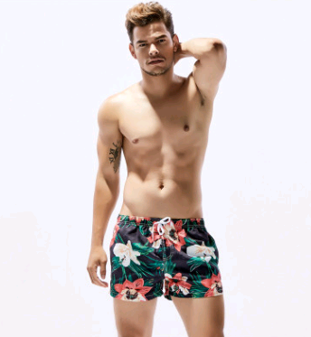 New Men's Quick-Dry Beach Shorts and Swim Trunks
