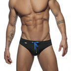 Men's Fashion Swim Trunks with Rainbow Design