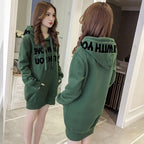 Mid-Length Plus Velvet Thick Loose Coat