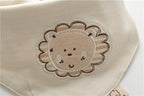 100% Cotton Cartoon Baby Bibs for Newborns (0-3 Years)