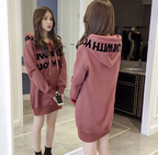 Mid-Length Plus Velvet Thick Loose Coat