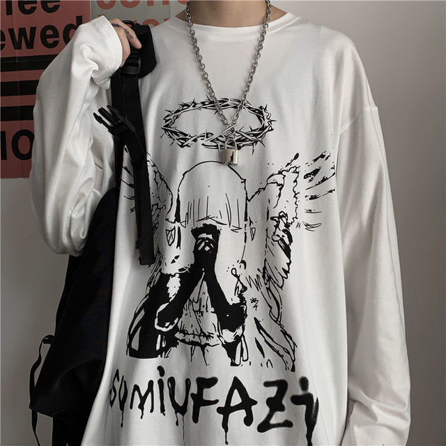 Men's Casual Cotton Polyester High Street Fashion T-Shirt