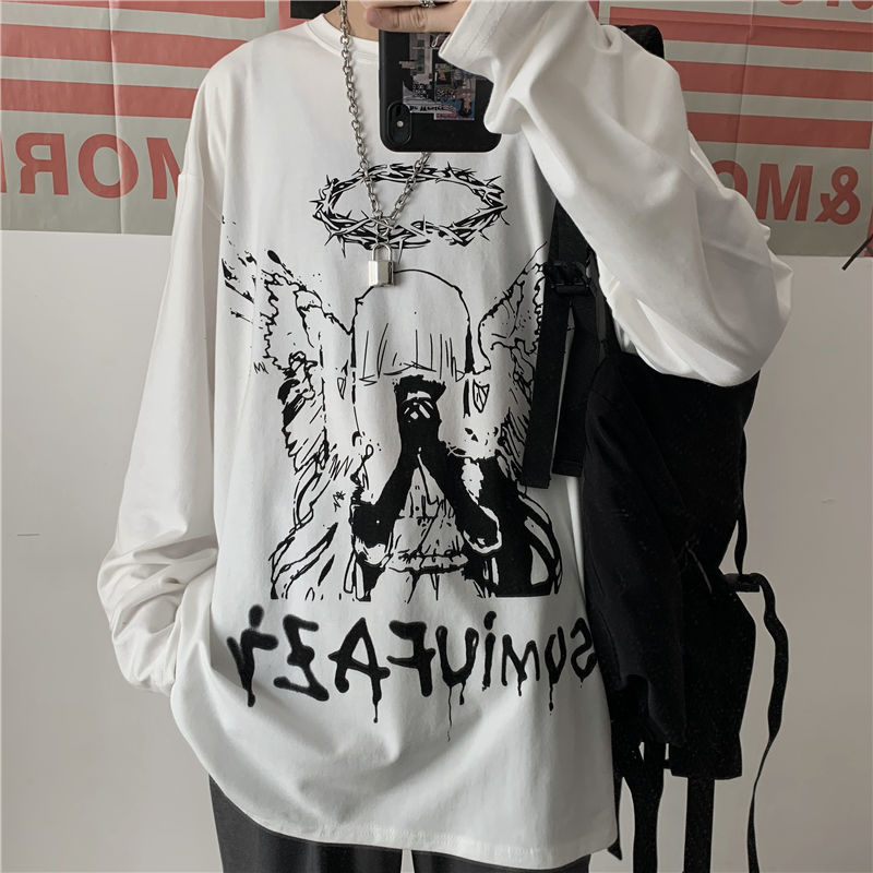 Men's Casual Cotton Polyester High Street Fashion T-Shirt
