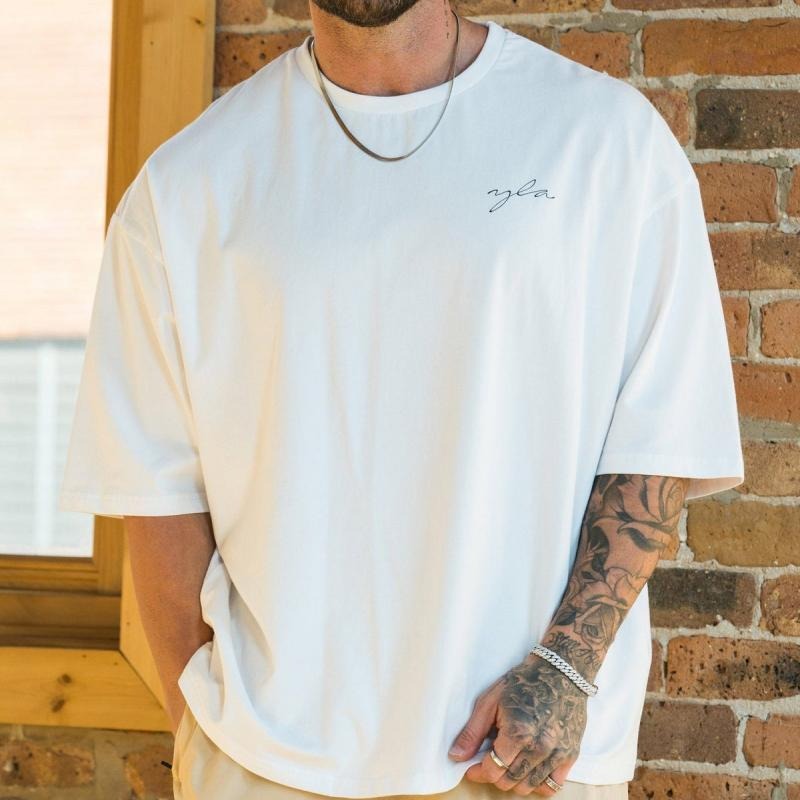 Men's Cotton Stretch Fitness T-shirt