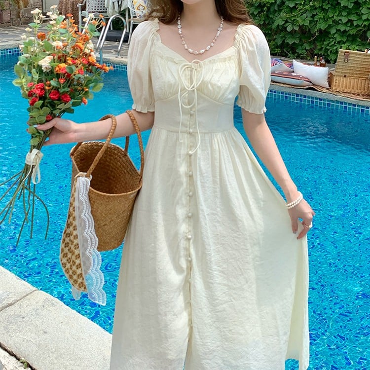 Waist-Tight First Love Slim Fairy Dress