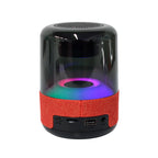 Bocina Bluetooth Portátil Cilíndrica con Luz LED 360° – Sonido Envolvente