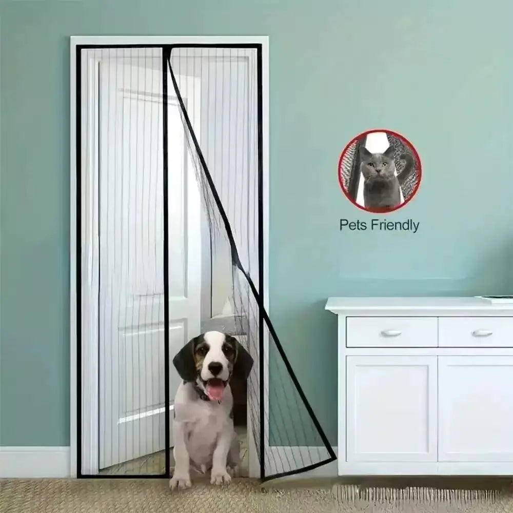 Cortina Antimosquitos Magnética para Puerta 210×90 cm – Sin Perforaciones
