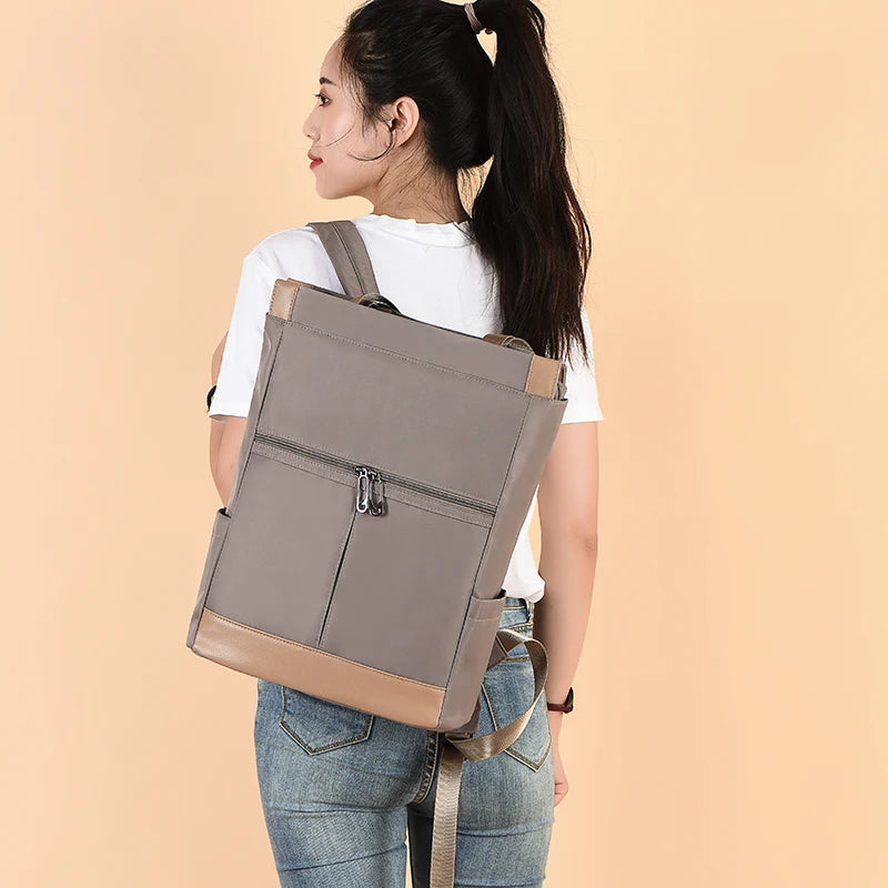 Mochila Impermeable Oxford Mujer - Gran Capacidad