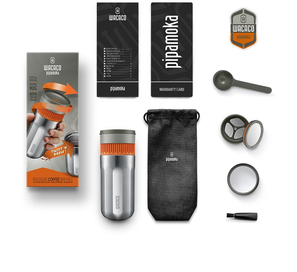 Cafetera Portátil WACACO Pipamoka - Presión al Vacío