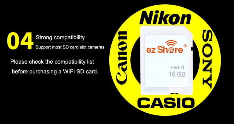 Ezshare Tarjeta MicroSD WiFi (8GB / 16GB / 32GB)