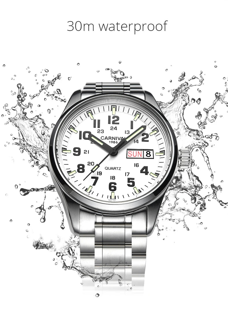 Reloj luminoso para hombre 2020 CARNIVAL,