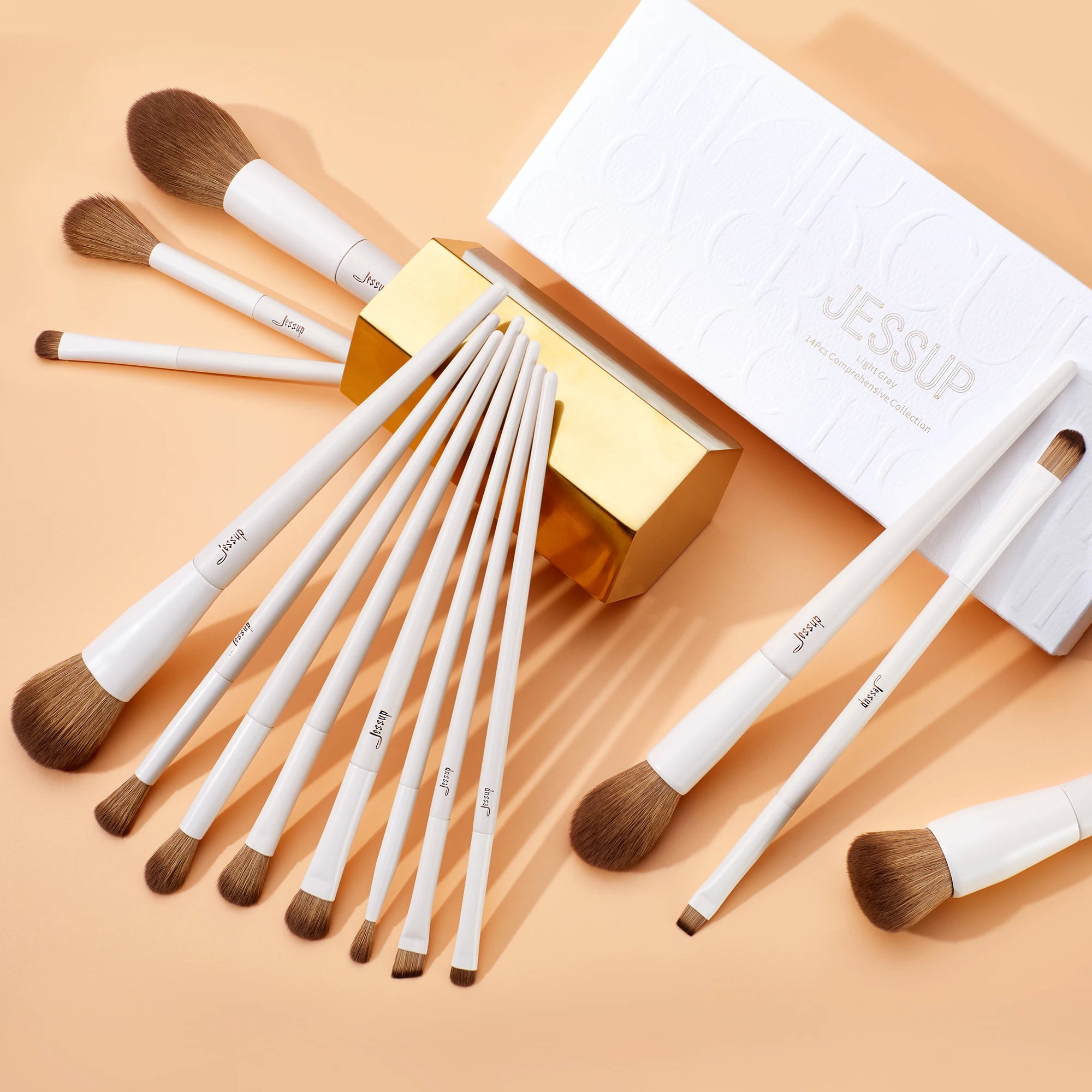 Set de Brochas de Maquillaje Jessup 10-14 Piezas