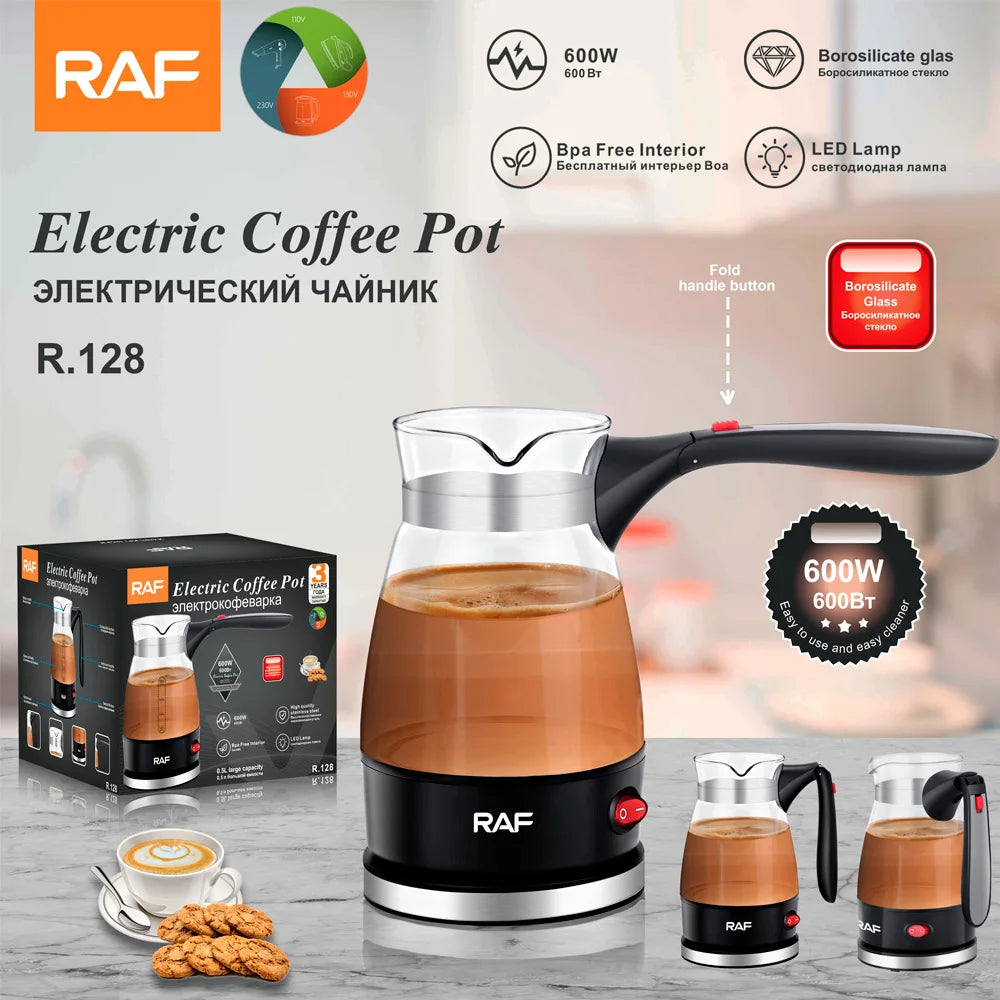 Cafetera Eléctrica 600W - Olla de Café Turco