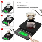Báscula Digital Multifunción para Café con Temporizador