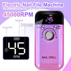 Taladro eléctrico recargable para uñas, 45000RPM7