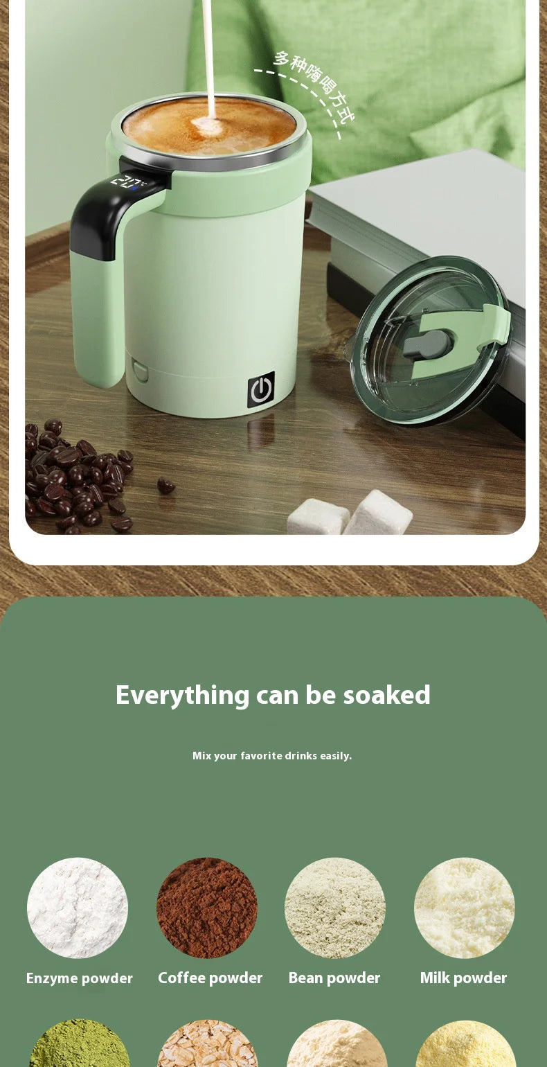 Taza Inteligente con Medición de Temperatura y Agitador Magnético Automático