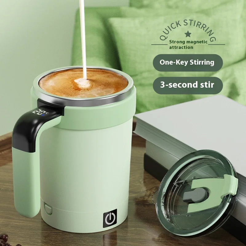Taza Inteligente con Medición de Temperatura y Agitador Magnético Automático