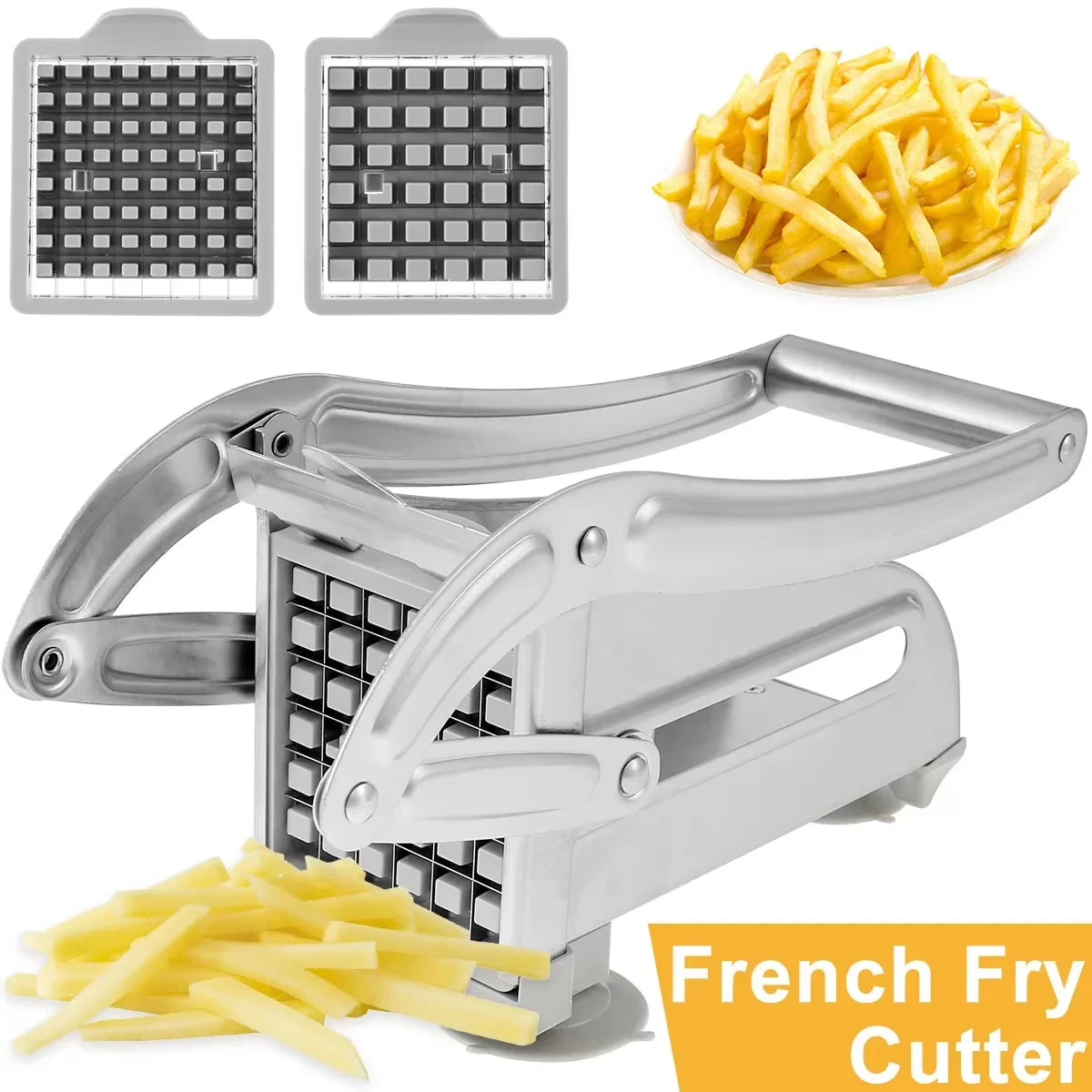Cortadora de Papas Multifuncional - Acero Inoxidable