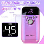 Taladro eléctrico recargable para uñas, 45000RPM7