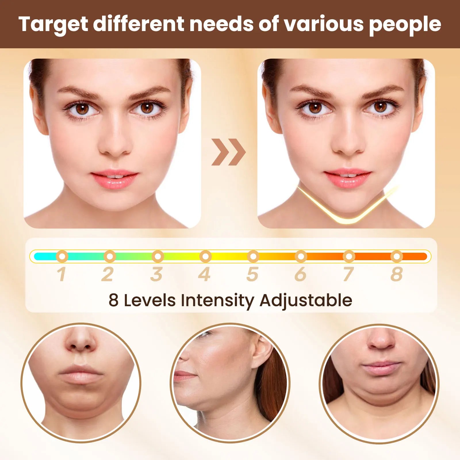 Dispositivo de Belleza Eléctrico V-Face - EMS