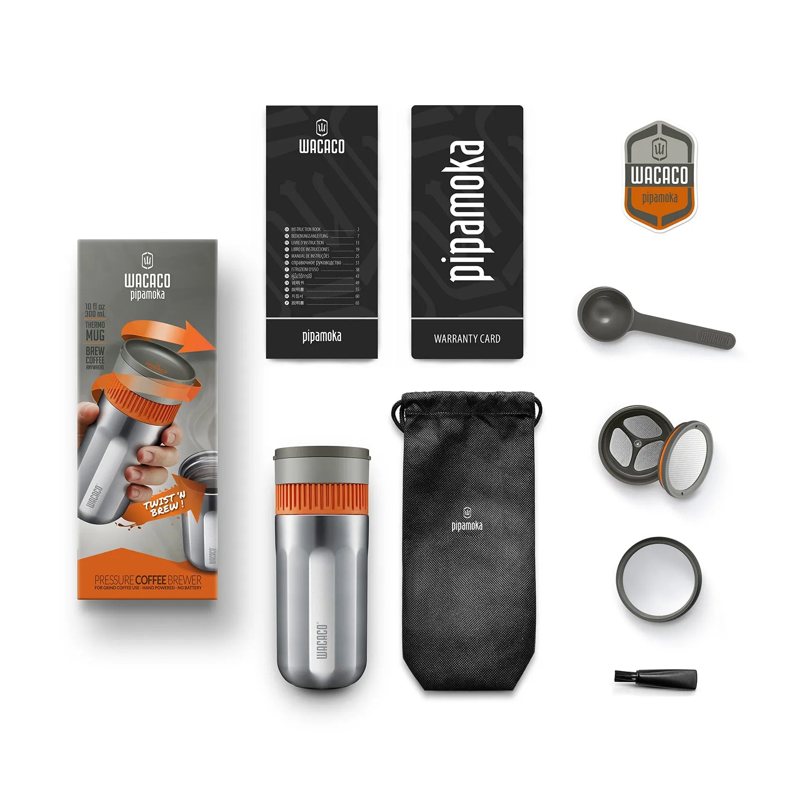 Cafetera Portátil WACACO Pipamoka - Presión al Vacío