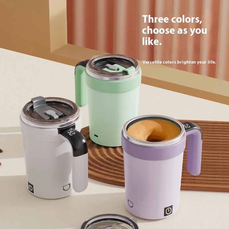 Taza Inteligente con Medición de Temperatura y Agitador Magnético Automático