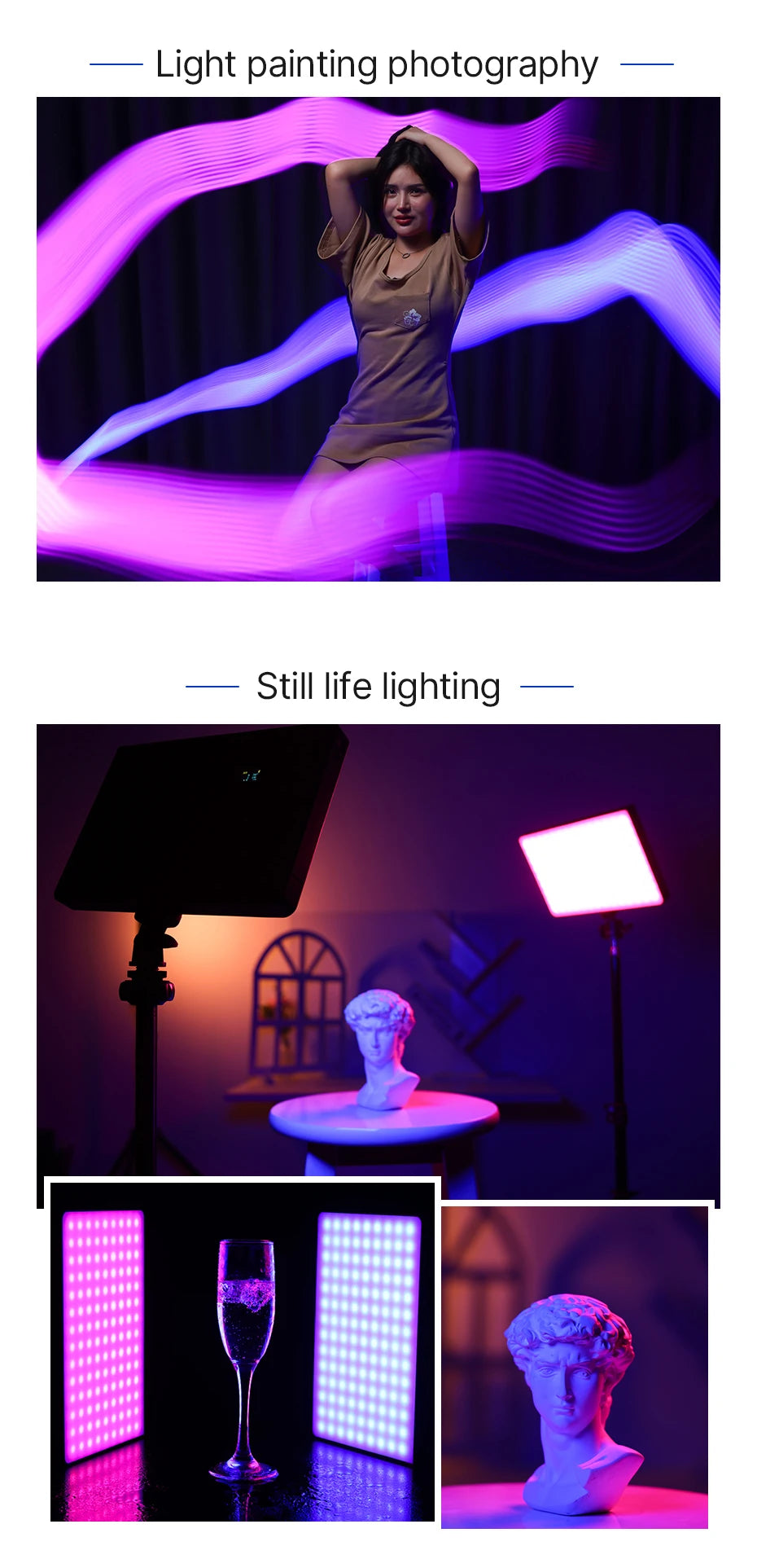 Luz de Video RGB Ulanzi LT003 - Panel 15W
