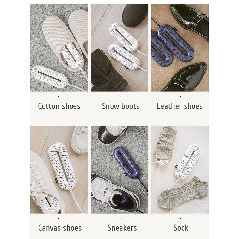 Secador Eléctrico de Calzado para Hogar – Temporizador, Desodorante UV, Esterilizador y Deshumidificador Portátil