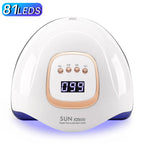 LÁMPARA DE UÑAS UV LED 380W PROFESIONAL