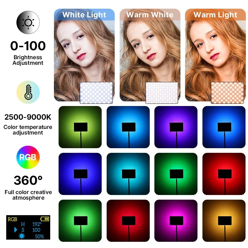 Luz de Video RGB Ulanzi LT003 - Panel 15W