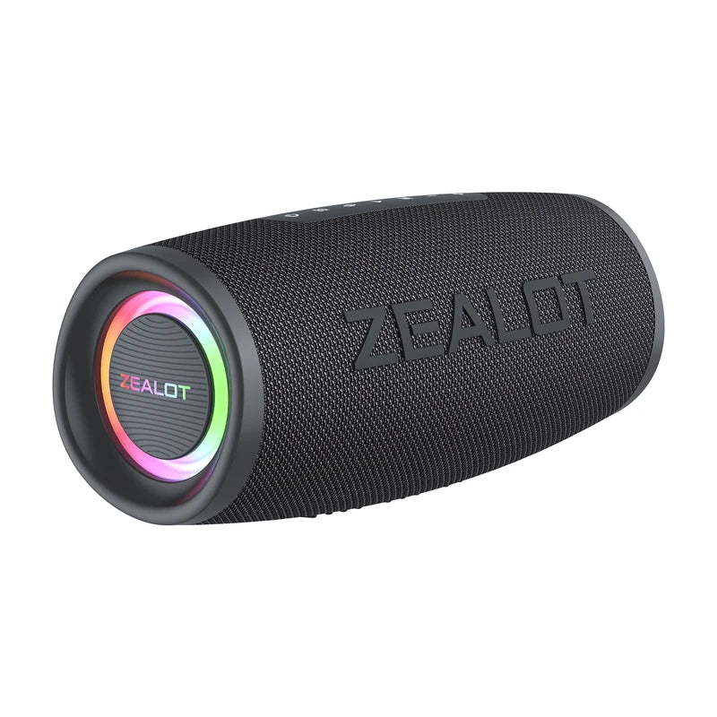 Altavoz Portátil ZEALOT® S56 – 40W con Subwoofer, ALTA CALIDAD
