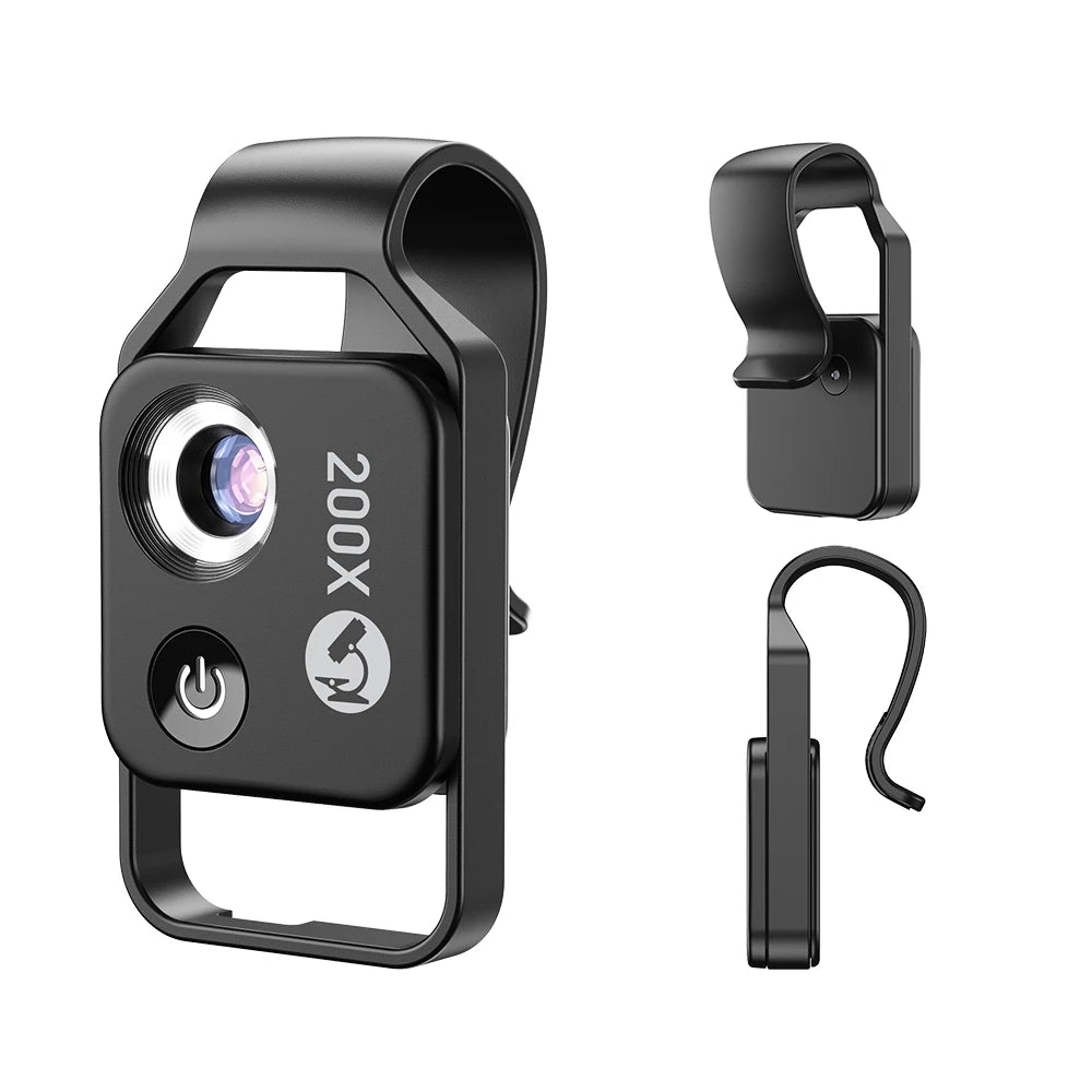 Lente Microscopio para Teléfono 100X/200X con Clip