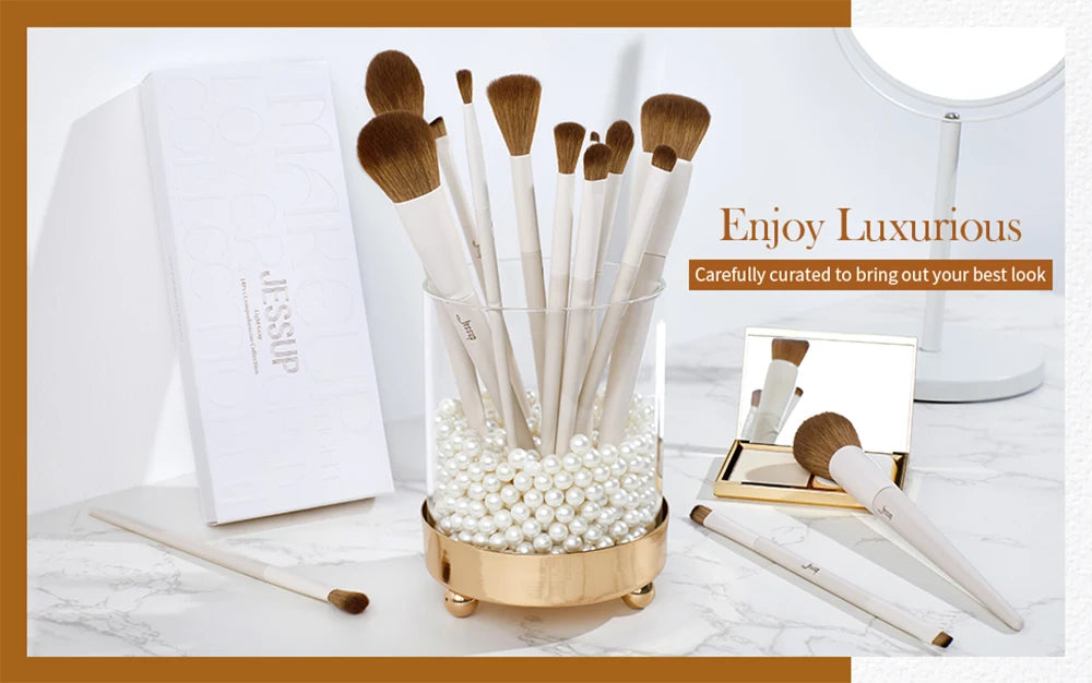 Set de Brochas de Maquillaje Jessup 10-14 Piezas