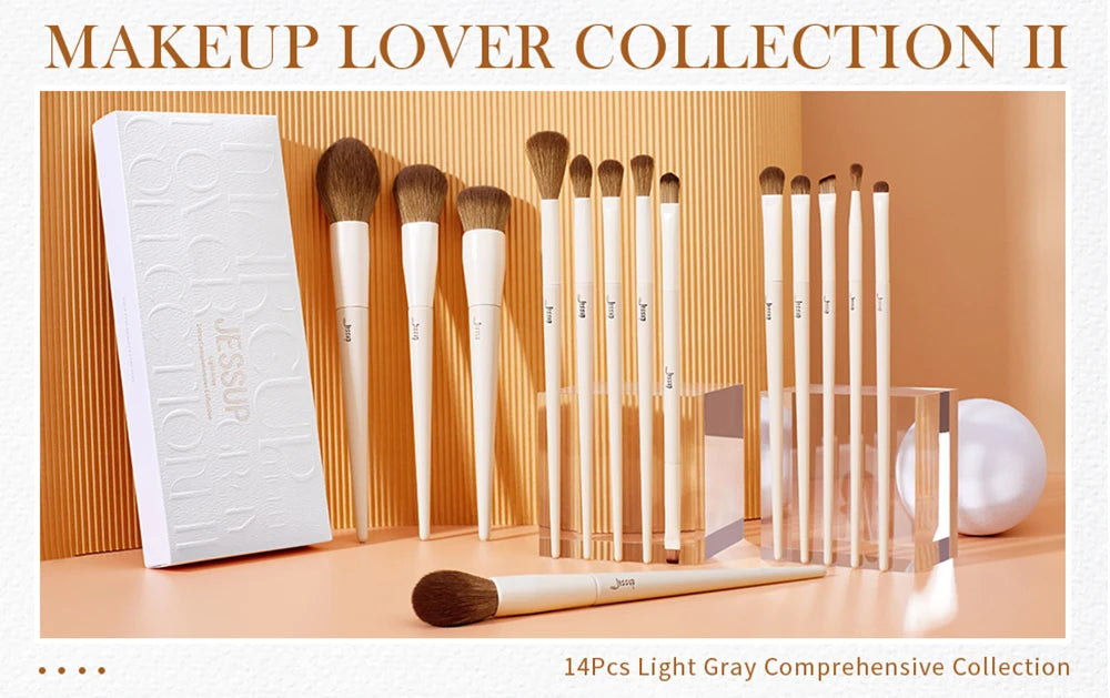 Set de Brochas de Maquillaje Jessup 10-14 Piezas