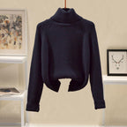2023 Trendy Oversized Women's Knit Sweater for Fall