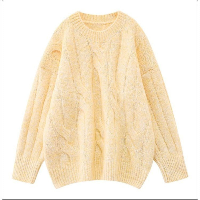 2023 Trendy Oversized Women's Knit Sweater for Fall