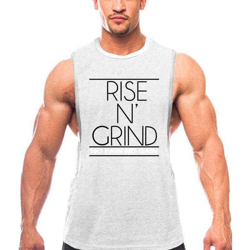 Men's Casual Cotton Fitness Sleeveless T-Shirt