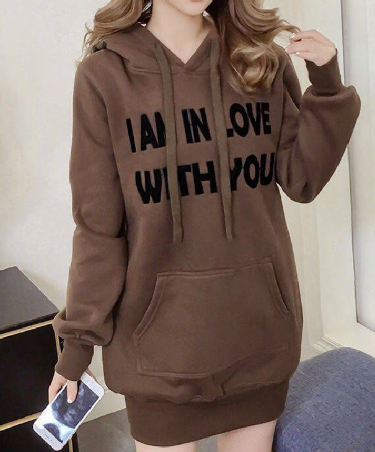 Mid-Length Plus Velvet Thick Loose Coat