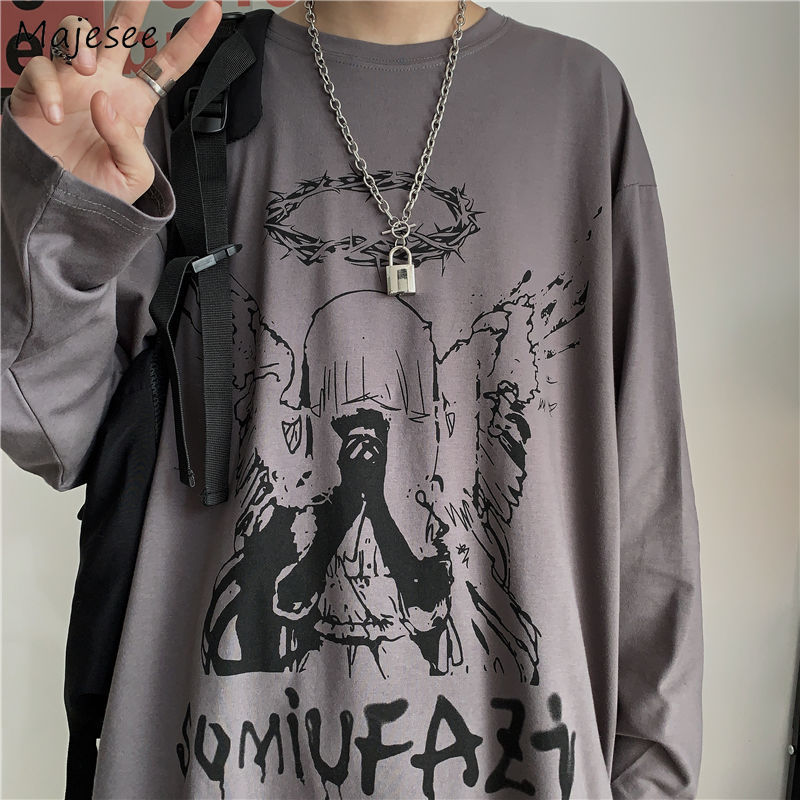 Men's Casual Cotton Polyester High Street Fashion T-Shirt