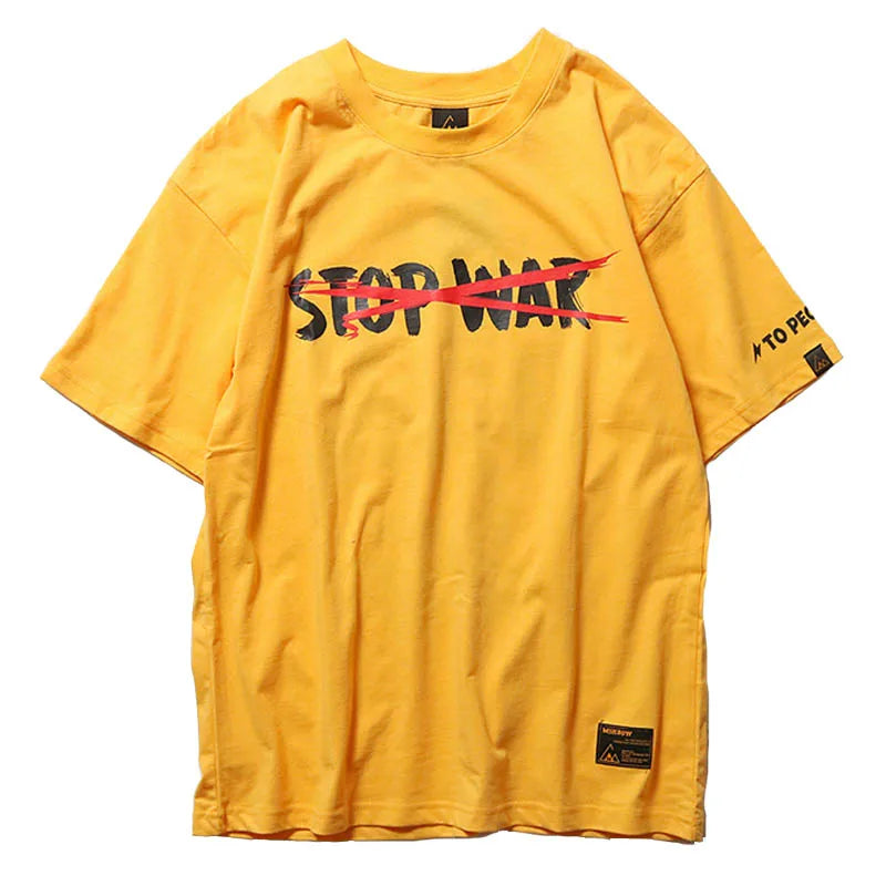 Men's Casual Short Sleeve Summer T-Shirt - High Street Fashion