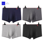 Soft and Breathable Men's Elastic Boxer Shorts