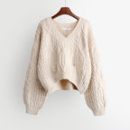 2023 Trendy Oversized Women's Knit Sweater for Fall