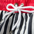 Men's Quick-Dry Striped Beach Shorts & Swim Trunks
