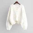 2023 Trendy Oversized Women's Knit Sweater for Fall