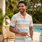 Heritage Bay Breeze Performance Button Down Camp Shirt